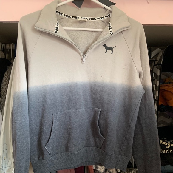 PINK ombré quarter zip✨ - Picture 2 of 3